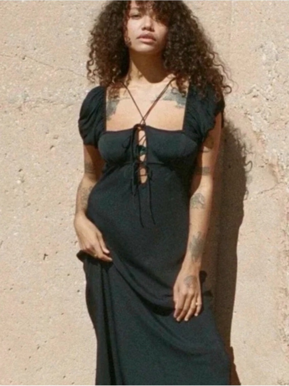 Doen Veronique Dress - Black - L